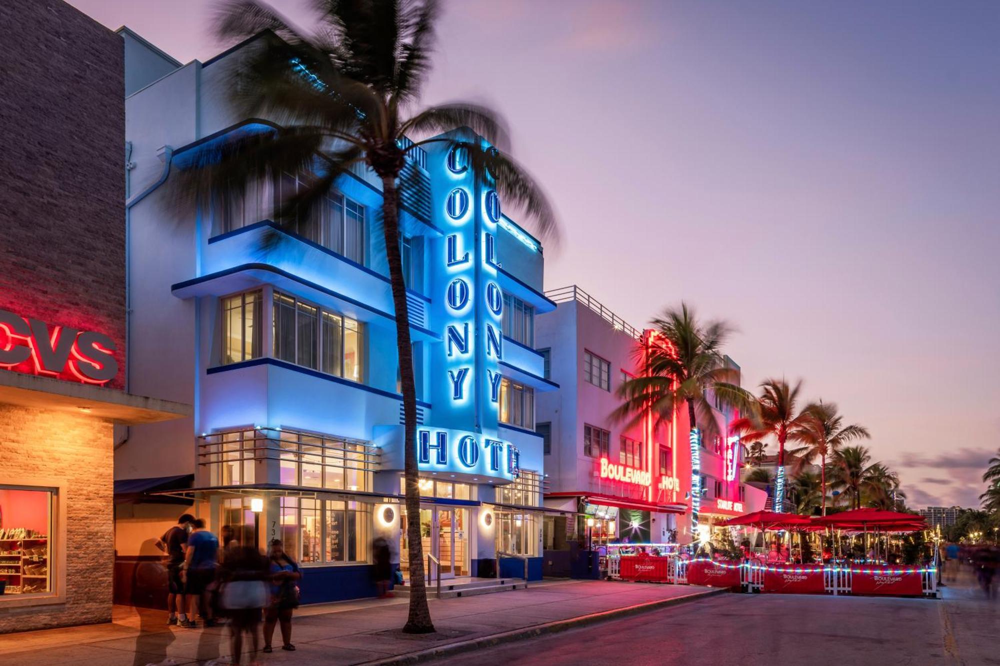 Colony Hotel Miami Beach Esterno foto