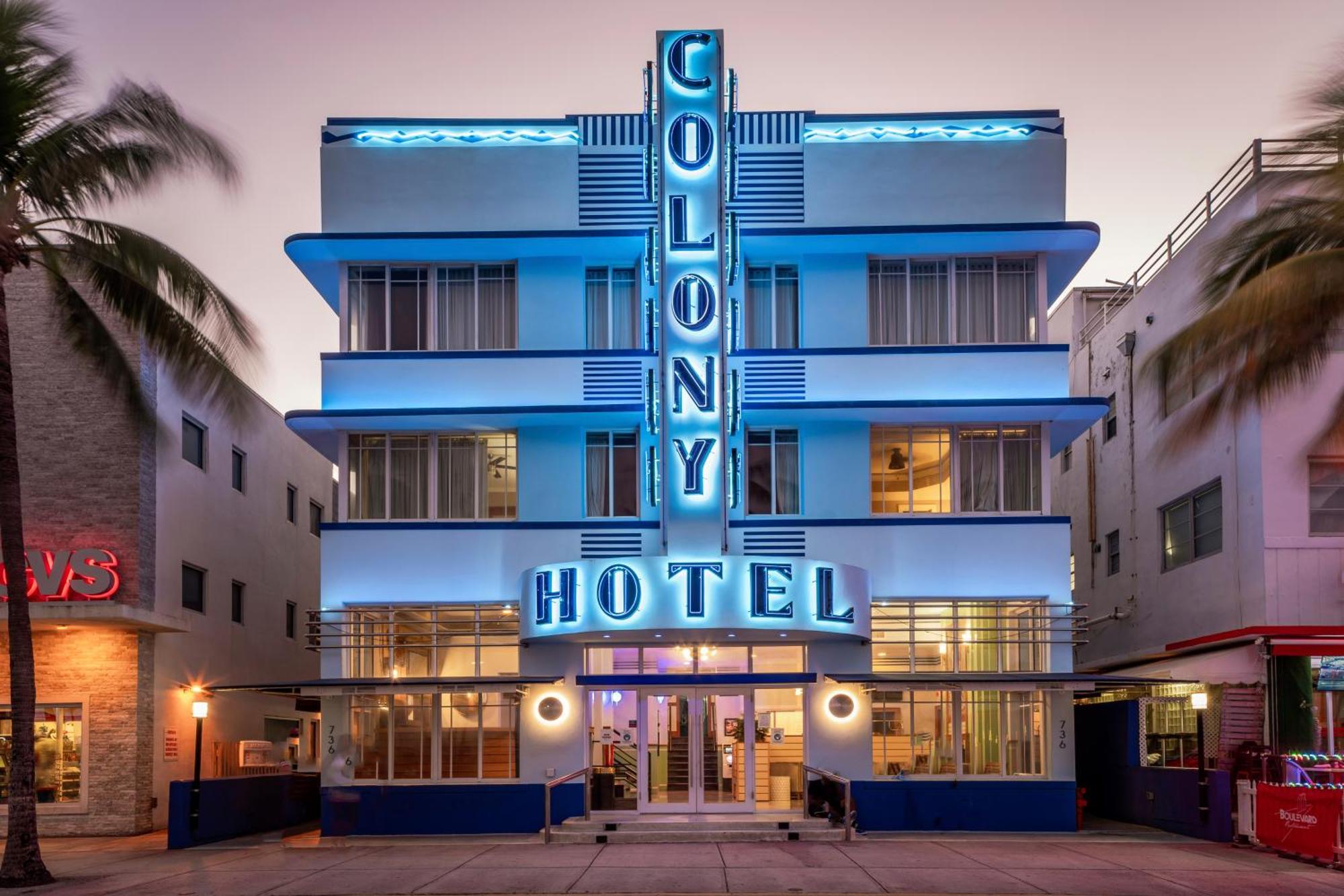 Colony Hotel Miami Beach Esterno foto