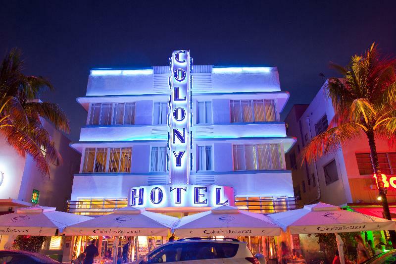 Colony Hotel Miami Beach Esterno foto